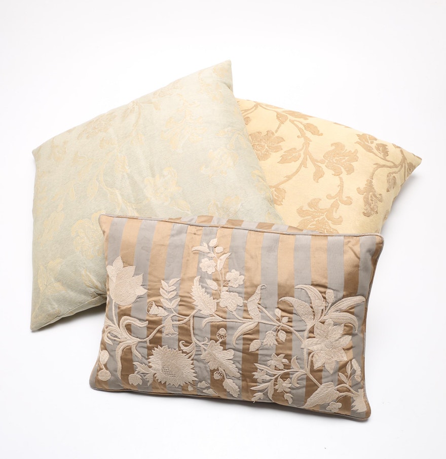 gold cushions