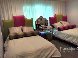 Drapes Two Beds