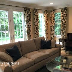 Drapes Black Floral2