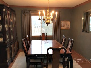 Drapes dining room