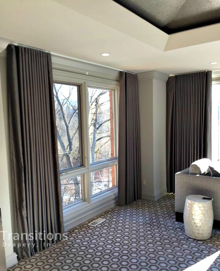 Purple Drapes Side Window