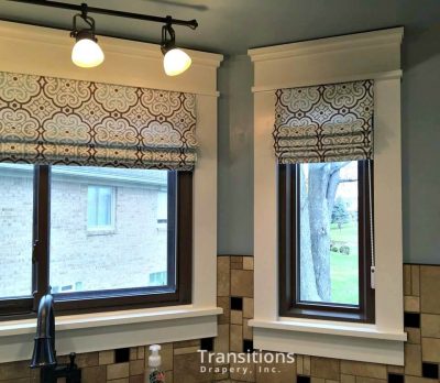 Roman Shades Kitchen