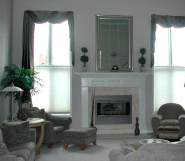 Swags in great room