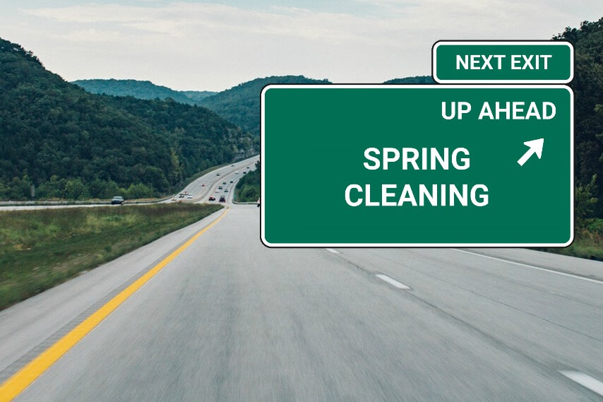 spring cleaning up ahead