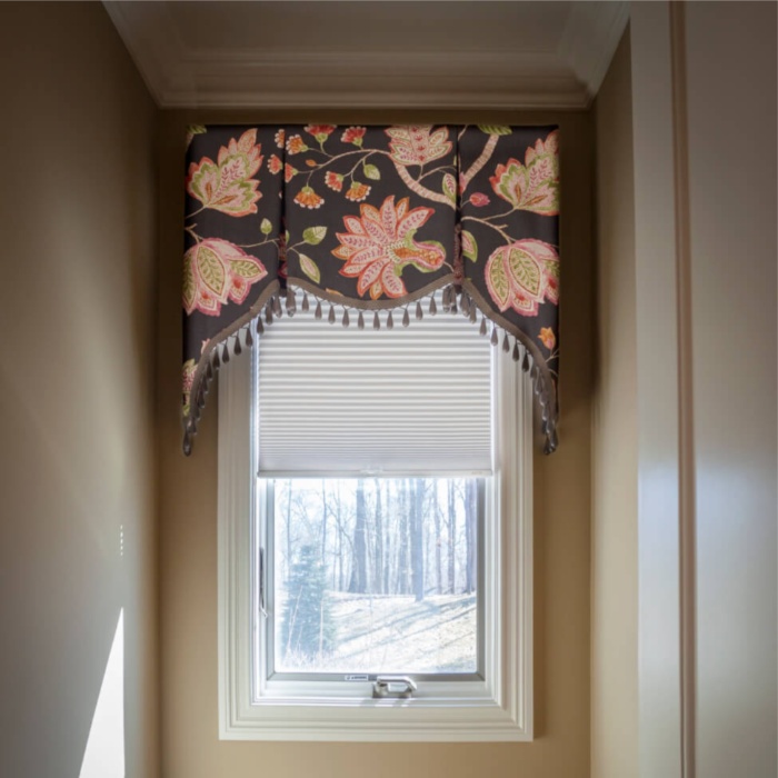 pleated valance